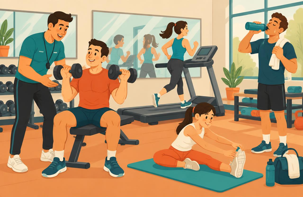 At the Gym